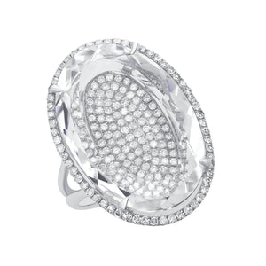 14k White Gold, Diamond, Perfect Round, Ring