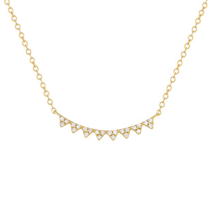 14K Rose Gold,Diamond, Tine, Necklace