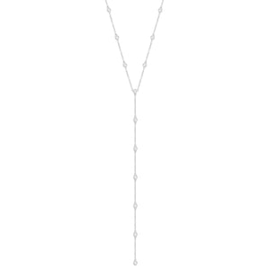 14K Rose Gold,Diamond, V-shape, Necklace