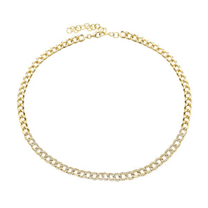 14k White Gold, Diamond, Chaining, Necklace