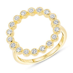 Caitlyn Rose | 14k Poppy 18 Diamond Ring