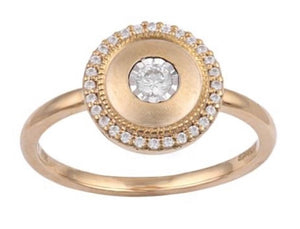 Round Diamond Halo Ring